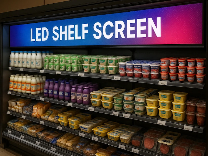Shelf Strip LED Display Screen