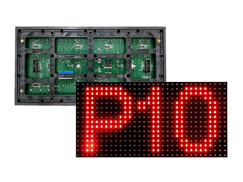 Outdoor Single red P10 SMD for display
